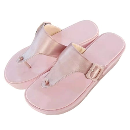 Women s Shoes Summer Heel Flip-flops Solid Color Leather Tie Sandal for Valentine s Day Christmas Gift 37 Pink
Women s Shoes Summer Heel Flip-flops Solid Color Leather Tie Sandal for Valentine s Day Christmas Gift 37 Pink