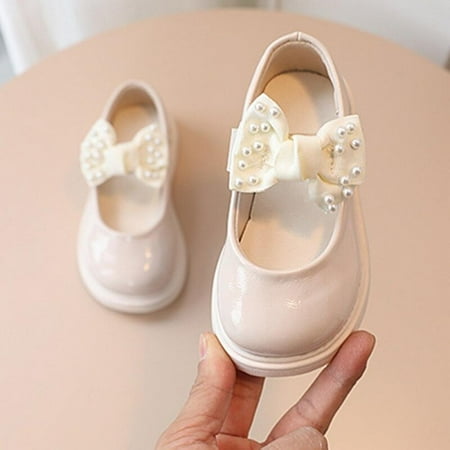 Baby Girls Shoes Cute Pearl Bow Design Leather Princess Shoe Retro Solid Kids Girls Mary Jane Shoes
Baby Girls Shoes Cute Pearl Bow Design Leather Princess Shoe Retro Solid Kids Girls Mary Jane Shoes