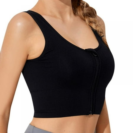 Baywell Women s Front Zipper Sports Underwear Running I-back Yoga Sports Bra Black 85ABC/90AB
Baywell Women s Front Zipper Sports Underwear Running I-back Yoga Sports Bra Black 85ABC/90AB