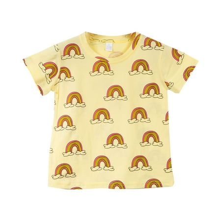 B91xZ Toddler Kids Baby Boys Girls Solid Basic Short Sleeve Cartoon Print Floral Top Crewneck T Shirts Tops Tee Size 4-5 Years
B91xZ Toddler Kids Baby Boys Girls Solid Basic Short Sleeve Cartoon Print Floral Top Crewneck T Shirts Tops Tee Size 4-5 Years