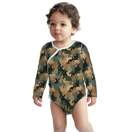 Haiem Camouflage Rabbit Printed Unisex-Baby Long Sleeve Onesies Bodysuits Unisex Babies Snap-Up Rompers-6 Months
Haiem Camouflage Rabbit Printed Unisex-Baby Long Sleeve Onesies Bodysuits Unisex Babies Snap-Up Rompers-6 Months