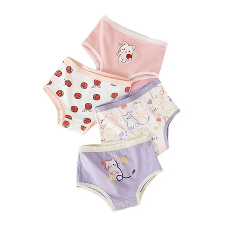 SILVERCELL Kids Cute Cartoon Print Cotton Comfortable Panties Light And Breathable Briefs Toddler Girl Underwear |pack of 4
SILVERCELL Kids Cute Cartoon Print Cotton Comfortable Panties Light And Breathable Briefs Toddler Girl Underwear |pack of 4
