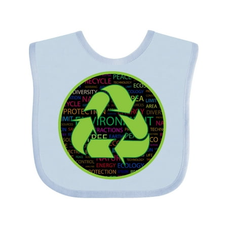 Inktastic Earth Day Recycling Conservation Gift Baby Boy or Baby Girl Bib