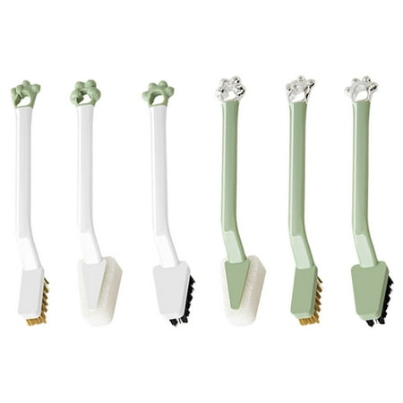 6Pcs Clean Brush with Handle Dish Washing Brush Hanging Cleaning Brush Sink Cleaning Brushes