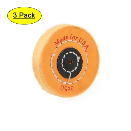 Uxcell 3-Inch Buffing Wheel Polishing Pad for Bench Grinder Tool Cotton Orange 3Pack
Uxcell 3-Inch Buffing Wheel Polishing Pad for Bench Grinder Tool Cotton Orange 3Pack