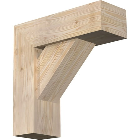 7 1/2 W x 22 D x 22 H Traditional Block Smooth Bracket w/ Offset Brace Douglas Fir
7 1/2 W x 22 D x 22 H Traditional Block Smooth Bracket w/ Offset Brace Douglas Fir