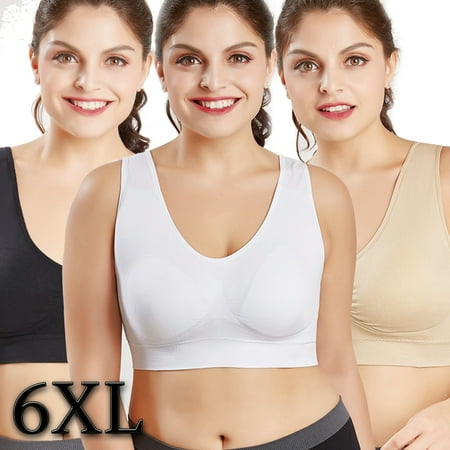 Elbourn 1Pack S-6XL Sports Bras Yoga Comfort Seamless Stretchy Sports Bra for Women
Elbourn 1Pack S-6XL Sports Bras Yoga Comfort Seamless Stretchy Sports Bra for Women