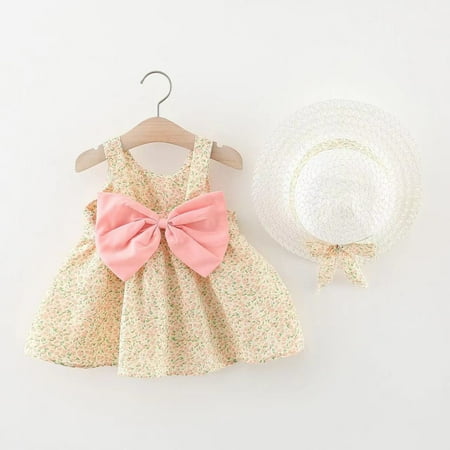 pop seller Girls Baby Children s Stitching Cute Ha Dress Suspenders Dress + Hat Two-Piece Set
pop seller Girls Baby Children s Stitching Cute Ha Dress Suspenders Dress + Hat Two-Piece Set