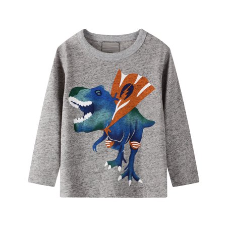 Yubatuo Children Infant Kid Boys Cartoon Dinosaur Letter Print T-shirt Tops Shirts Tee Baby Boy Clothes Gray 120
Yubatuo Children Infant Kid Boys Cartoon Dinosaur Letter Print T-shirt Tops Shirts Tee Baby Boy Clothes Gray 120