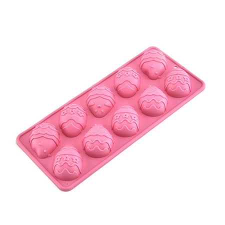 

Dessert Mold Creative Shape High Toughness Silicone Dinosaur Egg Shaped Chocolate Mold Cake Decorating Tools for Home Pink