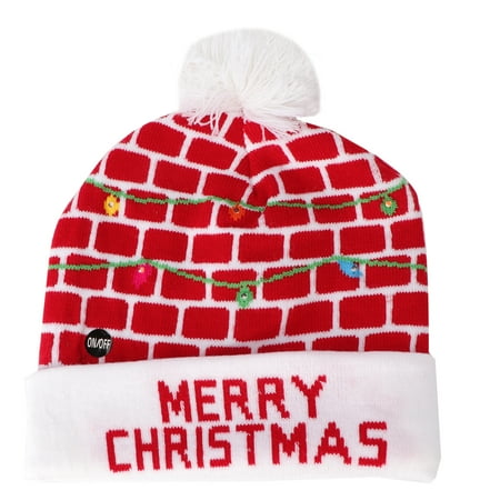 NUOLUX 1 PC Christmas LED Light Hat Christmas Knitted Hat Warm Xmas for Adult Kids
NUOLUX 1 PC Christmas LED Light Hat Christmas Knitted Hat Warm Xmas for Adult Kids