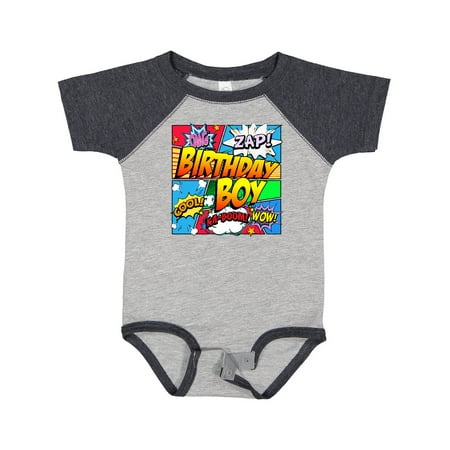 Inktastic Birthday Boy Comic Book Gift Baby Boy Bodysuit