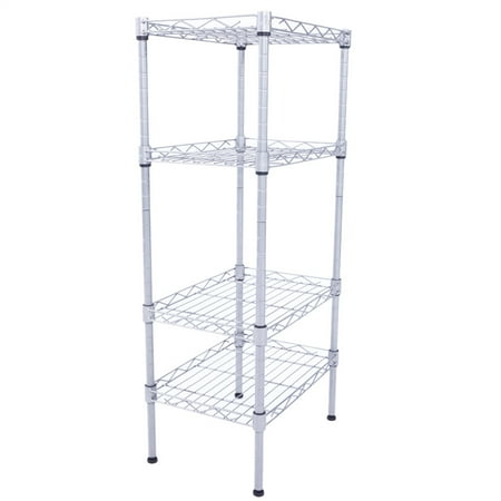 XM-207S Rectangle Carbon Steel Metal Assembly 4-Shelf Storage Rack Silver Gray
XM-207S Rectangle Carbon Steel Metal Assembly 4-Shelf Storage Rack Silver Gray