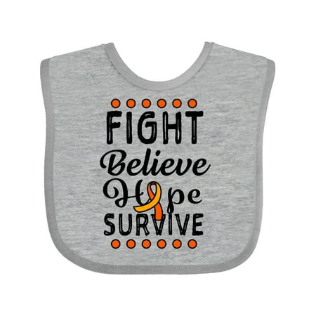 Inktastic Leukemia Awareness Fight Believe Hope Fight Gift Baby Boy or Baby Girl Bib
Inktastic Leukemia Awareness Fight Believe Hope Fight Gift Baby Boy or Baby Girl Bib