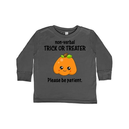 Inktastic Non-Verbal Trick or Treater with Cute Pumpkin Gift Toddler Boy or Toddler Girl Long Sleeve T-Shirt
Inktastic Non-Verbal Trick or Treater with Cute Pumpkin Gift Toddler Boy or Toddler Girl Long Sleeve T-Shirt