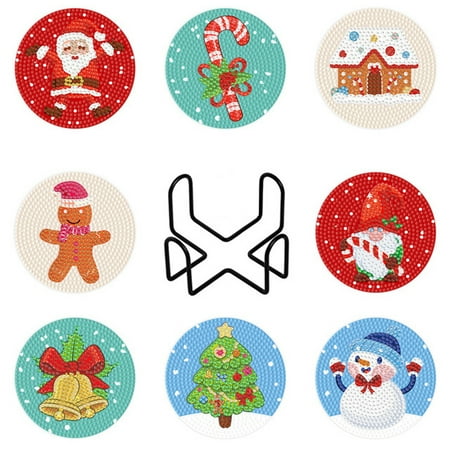 Haite Diamond Painting Coasters Floral Print Xmas Paint Coaster DIY Lightweight Christmas Diamonds Art Kits Snowman Decorative Tree Printed Style-M
Haite Diamond Painting Coasters Floral Print Xmas Paint Coaster DIY Lightweight Christmas Diamonds Art Kits Snowman Decorative Tree Printed Style-M