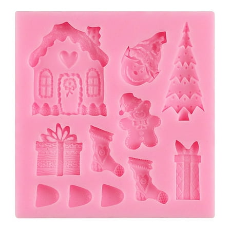 Hfyihgf Christmas Cake 3D Silicone Stencils Christmas Tree House Gift Silicone Sugar Cake Mold
Hfyihgf Christmas Cake 3D Silicone Stencils Christmas Tree House Gift Silicone Sugar Cake Mold