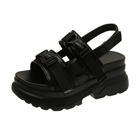 PMUYBHF Women Sandals Size 10.5 Wide Women Thick Soled Sandals Beach Sandals Foreign Trade Large Size Sports Sandals With Round Toe
PMUYBHF Women Sandals Size 10.5 Wide Women Thick Soled Sandals Beach Sandals Foreign Trade Large Size Sports Sandals With Round Toe