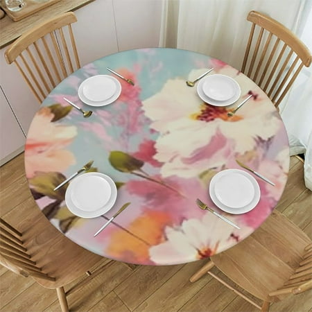 Romantic Pink Rose Floral Circle Washable Table Clothes Cover Tablecloth for Dining Table Home Decor
Romantic Pink Rose Floral Circle Washable Table Clothes Cover Tablecloth for Dining Table Home Decor