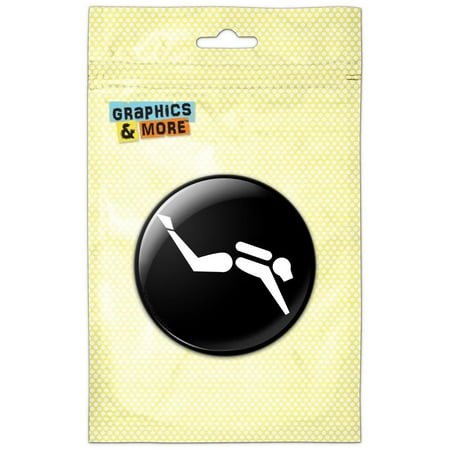 Diving Scuba Refrigerator Button Magnet