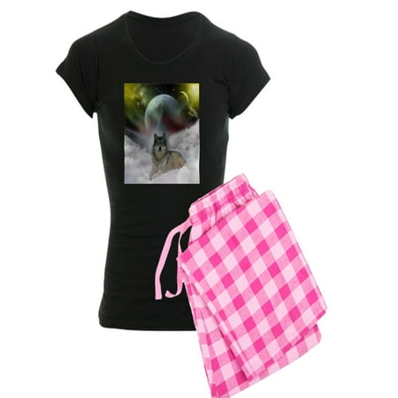 CafePress - Fantasy Wolf - Women s Dark Pajamas