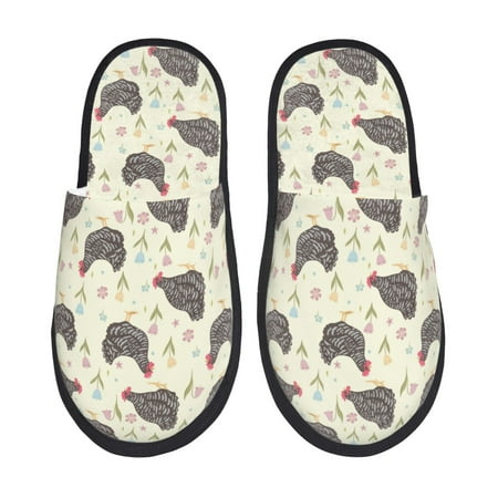 Adobk Chickens And Flowers Print Slippers Indoor Outdoor Retro Slippers House Soft Fluffy Slides Cushion Furry Slippers-Large
Adobk Chickens And Flowers Print Slippers Indoor Outdoor Retro Slippers House Soft Fluffy Slides Cushion Furry Slippers-Large
