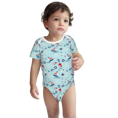 Fotbe Sailboats Anchors Pattern Unisex-baby Short-sleeve Bodysuit Short Sleeve Bodysuits One-piece 100% Organic Cotton for Infant Baby Boys Unisex-6 Months
Fotbe Sailboats Anchors Pattern Unisex-baby Short-sleeve Bodysuit Short Sleeve Bodysuits One-piece 100% Organic Cotton for Infant Baby Boys Unisex-6 Months