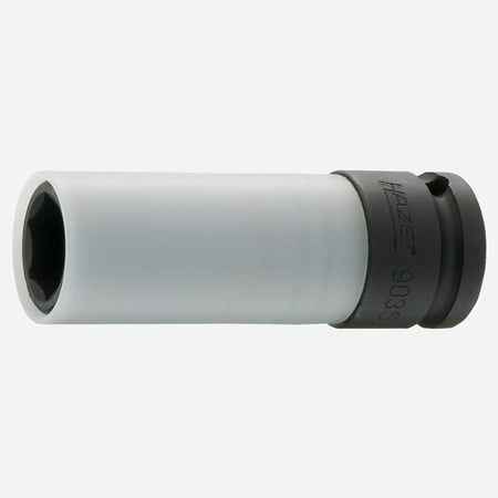 Hazet 903SLG-15 15mm x 1/2 Lug Nut Impact Socket with Plastic Sleeve