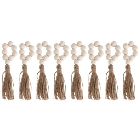 8 Pcs/2 Sets Natural Wooden Bead Napkin Rings Weddings Home Decor Table Decoration (Beige)
8 Pcs/2 Sets Natural Wooden Bead Napkin Rings Weddings Home Decor Table Decoration (Beige)