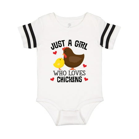 Inktastic Just A Girl Who Loves Chickens Gift Baby Girl Bodysuit