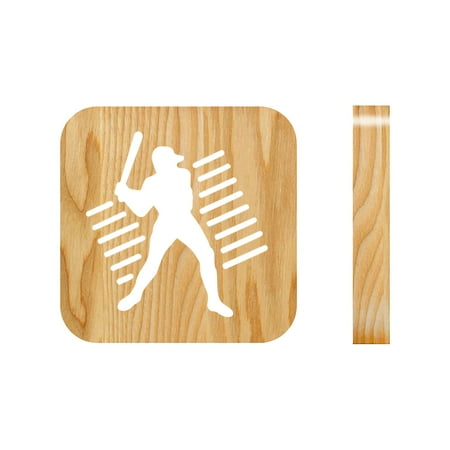 BLNVKOP LED Wooden Night Lamps for Bedrooms Table Lamp 3D Play Baseball USB Charge-Multi-color
BLNVKOP LED Wooden Night Lamps for Bedrooms Table Lamp 3D Play Baseball USB Charge-Multi-color
