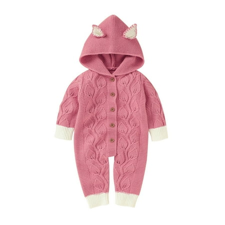 Boy Girl Knitted Sweater Baby Hooded Jumpsuit Romper With Ears Cotton 1 Piece Outfits Clothes Boys Fleece Hoodie
Boy Girl Knitted Sweater Baby Hooded Jumpsuit Romper With Ears Cotton 1 Piece Outfits Clothes Boys Fleece Hoodie