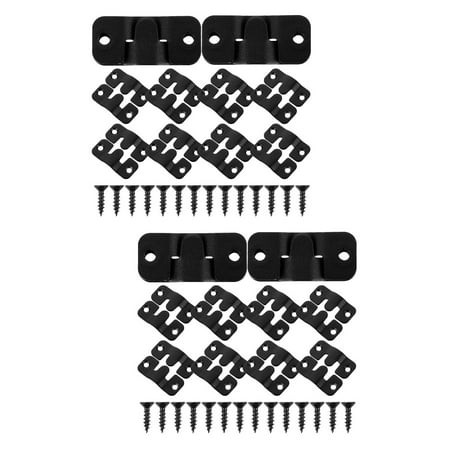 20 Sets Stainless Steel Mountain Buckle Mirror Picture Frame Backing Clips Black Hanger Shelf Hangers Keyhole
20 Sets Stainless Steel Mountain Buckle Mirror Picture Frame Backing Clips Black Hanger Shelf Hangers Keyhole