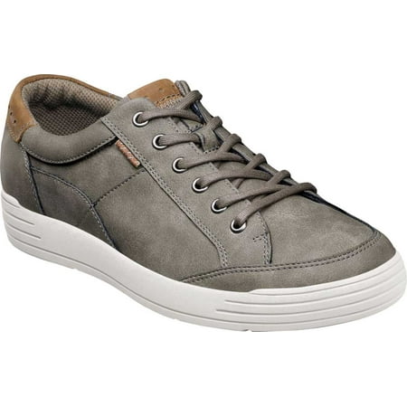 Men s Nunn Bush Kore City Walk Lace To Toe Oxford Charcoal Faux Leather 11 W