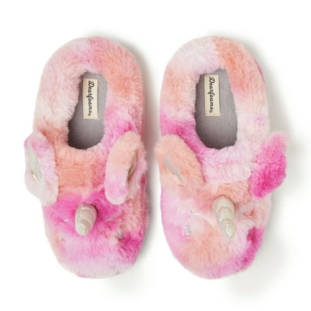 Dearfoams Kid s Peyton Animal Slip On Clog Slippers