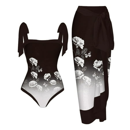Umitay Women s Fashion Retro Printed Conservative One-piece Beach Dress Set (2 Piece Set With Bra Pads And No Steel Bra)
Umitay Women s Fashion Retro Printed Conservative One-piece Beach Dress Set (2 Piece Set With Bra Pads And No Steel Bra)