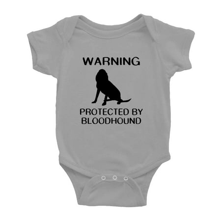 Warning: Protected by A Bloodhound Dog Funny Baby Romper Creeper (Gray 18-24 Months)
Warning: Protected by A Bloodhound Dog Funny Baby Romper Creeper (Gray 18-24 Months)