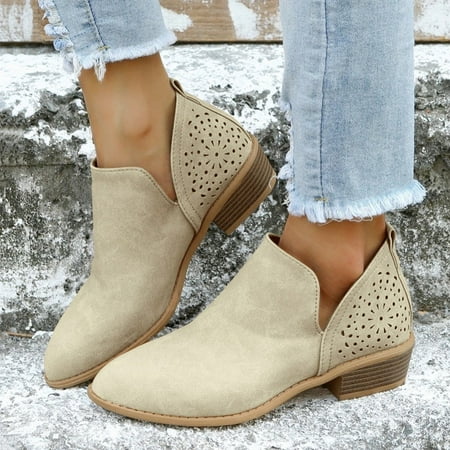 Women‘s Ankle V Cut Short Boots Hollow Out Chunky Heel Pointed Toe Shoes Women‘s Footwear
Women‘s Ankle V Cut Short Boots Hollow Out Chunky Heel Pointed Toe Shoes Women‘s Footwear