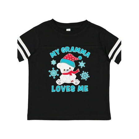 Inktastic Polar Bear My Gramma Loves Me in Santa Hat with Snowflakes Gift Toddler Boy or Toddler Girl T-Shirt
Inktastic Polar Bear My Gramma Loves Me in Santa Hat with Snowflakes Gift Toddler Boy or Toddler Girl T-Shirt