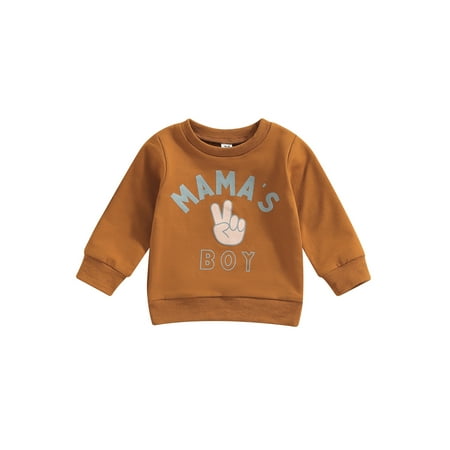 Suanret Toddler Baby Girls Boys Fall Sweatshirt Letter Print Crew Neck Long Sleeve Casual Pullover Tops Caramel Boy 18-24 Months
Suanret Toddler Baby Girls Boys Fall Sweatshirt Letter Print Crew Neck Long Sleeve Casual Pullover Tops Caramel Boy 18-24 Months