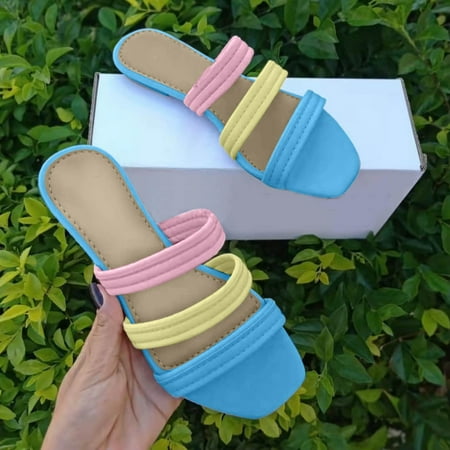 STEADY Color-coded Flat-bottomed Beach Slippers Flat Slippers Women s Sandals Women s Slippers Blue / 38
STEADY Color-coded Flat-bottomed Beach Slippers Flat Slippers Women s Sandals Women s Slippers Blue / 38