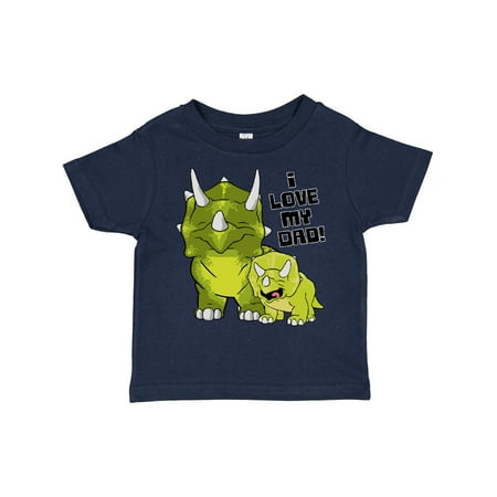 Inktastic I Love My Dad with Baby and Daddy Triceratops Gift Toddler Boy or Toddler Girl T-Shirt 
Inktastic I Love My Dad with Baby and Daddy Triceratops Gift Toddler Boy or Toddler Girl T-Shirt