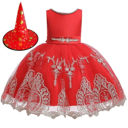 Honeeladyy Discount Children s Princess Dress Halloween Embroidered Dress Dress+Hat Cosplay
Honeeladyy Discount Children s Princess Dress Halloween Embroidered Dress Dress+Hat Cosplay