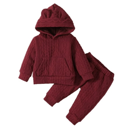 Baby Boys Girls Patchwork Long Sleeve Hooded Sweatshirt Blouse Tops Solid Pants Trousers Outfit Set 2PCS Clothes
Baby Boys Girls Patchwork Long Sleeve Hooded Sweatshirt Blouse Tops Solid Pants Trousers Outfit Set 2PCS Clothes