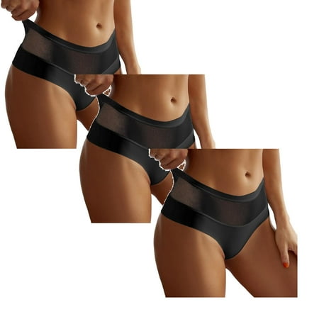Womens Underwear Brief Mesh Bow Embroidered Lace Transparent String Back Bandage Hollow Out String Panties3PC
Womens Underwear Brief Mesh Bow Embroidered Lace Transparent String Back Bandage Hollow Out String Panties3PC