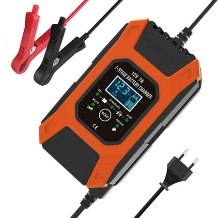 Feiruifan Easy Reading Key Self Locking Simple Operation 12V 7A Durable Motorcycle Battery Charger 7-stage Automatic Charging Multiple Protection Efficient Automatic Battery Charger for Vehicle
Feiruifan Easy Reading Key Self Locking Simple Operation 12V 7A Durable Motorcycle Battery Charger 7-stage Automatic Charging Multiple Protection Efficient Automatic Battery Charger for Vehicle