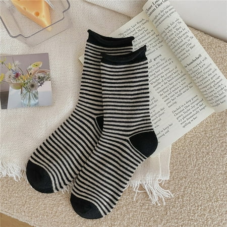 5 pair Womens To Keep Warm Sock Stripe Lightweight Cotton Athletic Socks Color Random
5 pair Womens To Keep Warm Sock Stripe Lightweight Cotton Athletic Socks Color Random