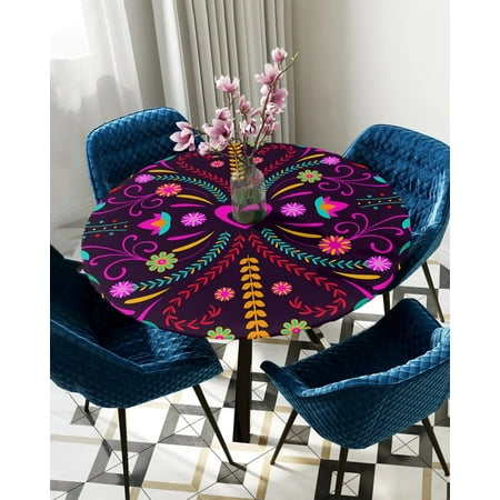 Tablecloth Round Fitted Colorful Mexico Abstract Flower Elastic Edged Table Cover Protector Cloth Waterproof Polyester Rectangle 40 -44
Tablecloth Round Fitted Colorful Mexico Abstract Flower Elastic Edged Table Cover Protector Cloth Waterproof Polyester Rectangle 40 -44