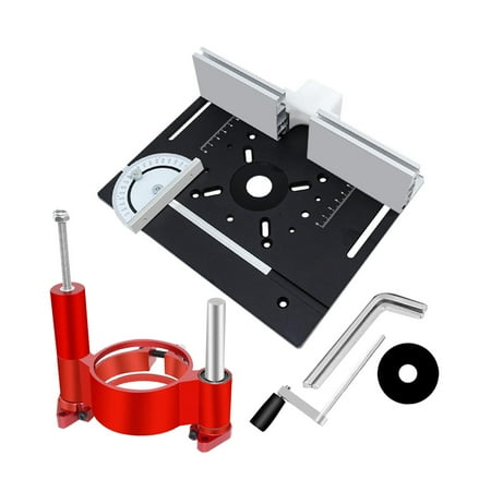 Woodworking Lifting Table Multipurpose Aluminum Alloy Router Plate DIY Tools Router Table Set Router Table Insert Plate for Wood Trimming Black(4 Piece set)
Woodworking Lifting Table Multipurpose Aluminum Alloy Router Plate DIY Tools Router Table Set Router Table Insert Plate for Wood Trimming Black(4 Piece set)