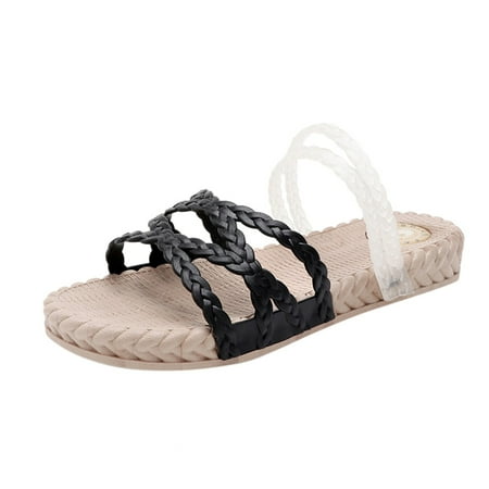 WANYNG slippers for women Women Summer Elastic Band Flat Beach Flip Flop Open Toe Breathable Sandals Shoes the shoes Black 36
WANYNG slippers for women Women Summer Elastic Band Flat Beach Flip Flop Open Toe Breathable Sandals Shoes the shoes Black 36